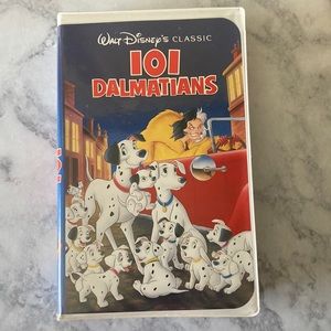 Disneys 101 Dalmatians VHS Tape. Black Diamond Collection.